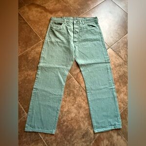 Levi’s Men's Teal Jeans 38x32